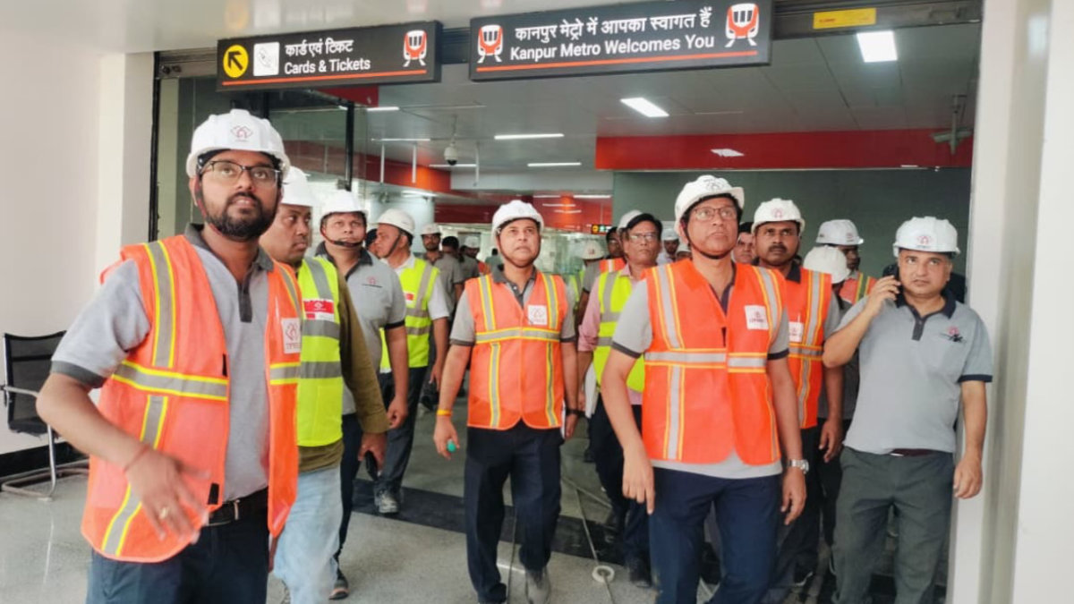 Kanpur News : मेट्रो रेल संरक्षा आयुक्त के दौरे से पहले एमडी ने परखे कार्य कमियों को तत्काल दूर करने के निर्देश