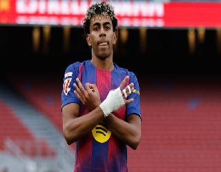 यमाल की हैट्रिक से बार्सिलोना ने जीता मैच