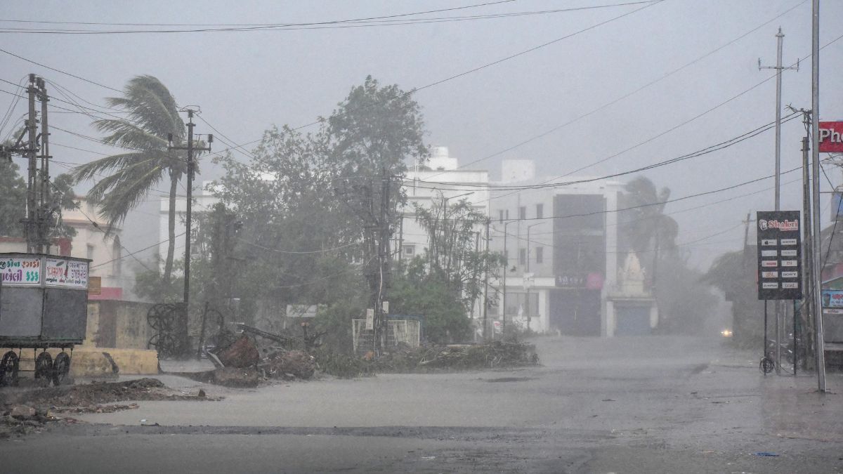 Cyclone Biparjoy Damages Power Lines In Kutch Uproots Trees Many Areas Plunged Into Darkness- Cyclone Biparjoy : गुजरात में चक्रवात बिपारजॉय के चलते लैंडफॉल तेज हवाओं के साथ जारी है भारी ...