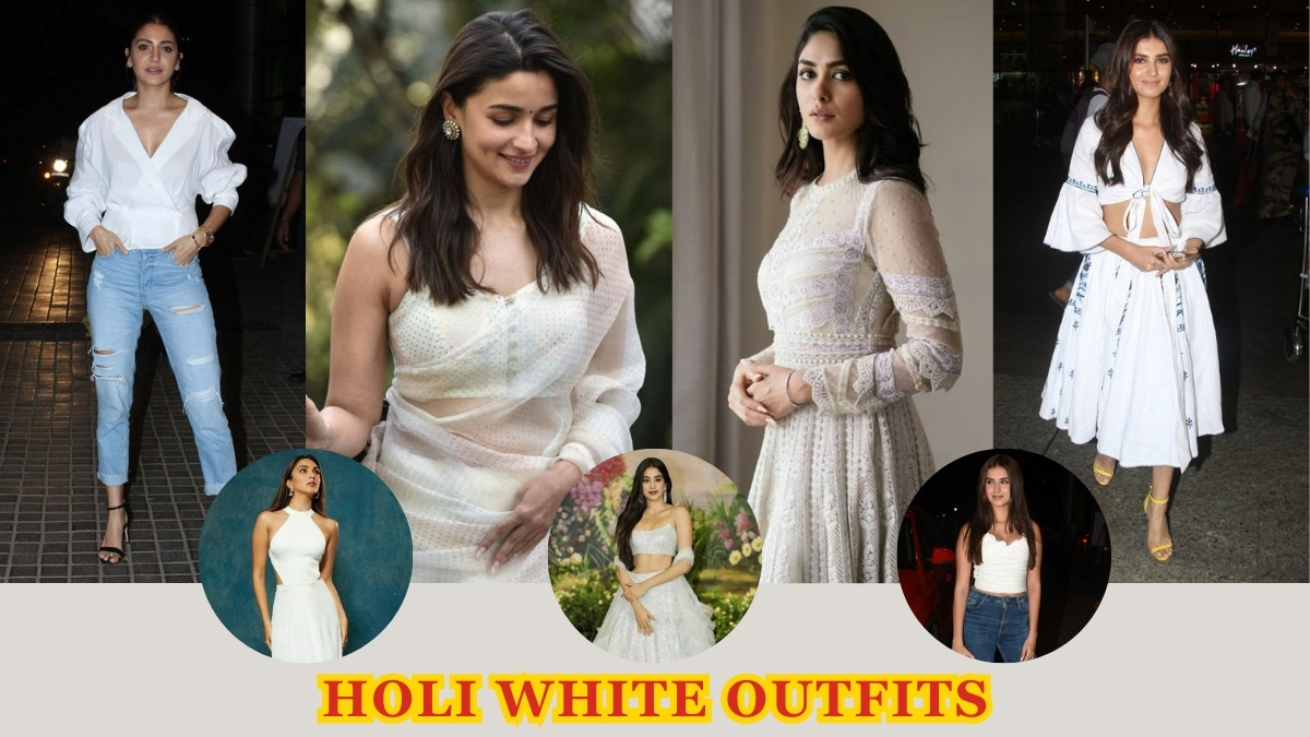 Holi White Outfits: इस होली ट्राई करें अपनी फेवरेट एक्ट्रेस के कूल एंड व्हाइट आउटफिट्स, ताकि होली में आप ही दिखें सबसे कलरफुल