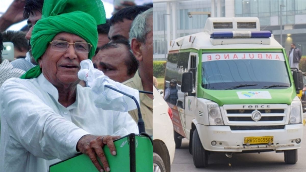 Om Prakash Chautala Funeral Chautala Mortal Remains Taken To Teja Khera Last Rites To Be Held With Full State Honours Today- Om Prakash Chautala Funeral: ओपी चौटाला का पार्थिव शरीर तेजा खेड़ा