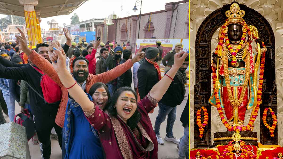 Ram Mandir Darshan 2nd Day Sudden Influx Of Lakhs Of Pilgrims Prompts Ban  On Other Cities Vehicles Entry Into Ayodhya- Ram Mandir Darshan 2nd Day:  राम लला के दर्शनों को उमड़े लाखों