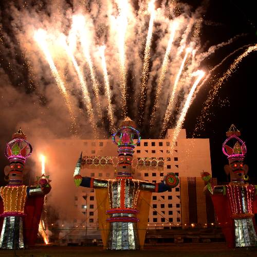 कानपुर में दशहरा, विजयादशमी उत्सव के रंग, विसर्जन से पहले सिंदूरखेला