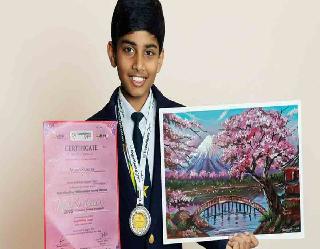 कैनवास पर चमके रांची के विवान