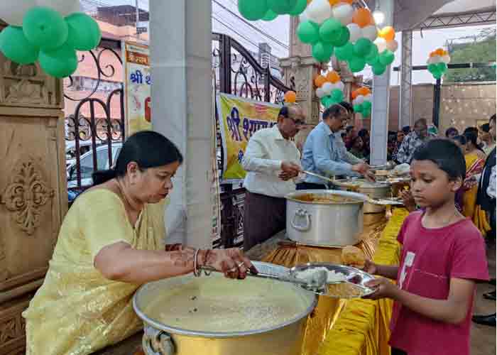 Bhandara Organised At Harmu Shyam Mandir Ranchi News