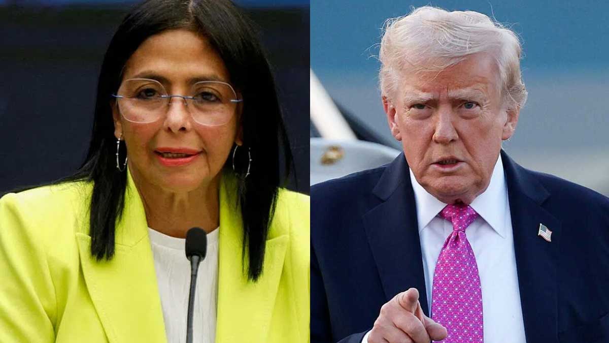 Donald Trump Warning To Venezuela Delcy Rodriguez, A New Threat Looms Over  Latin America- न मानी बात तो मादुरो से भी बुरा होगा अंजाम! वेनेजुएला की अंतरिम  राष्ट्रपति को ट्रंप की खुली