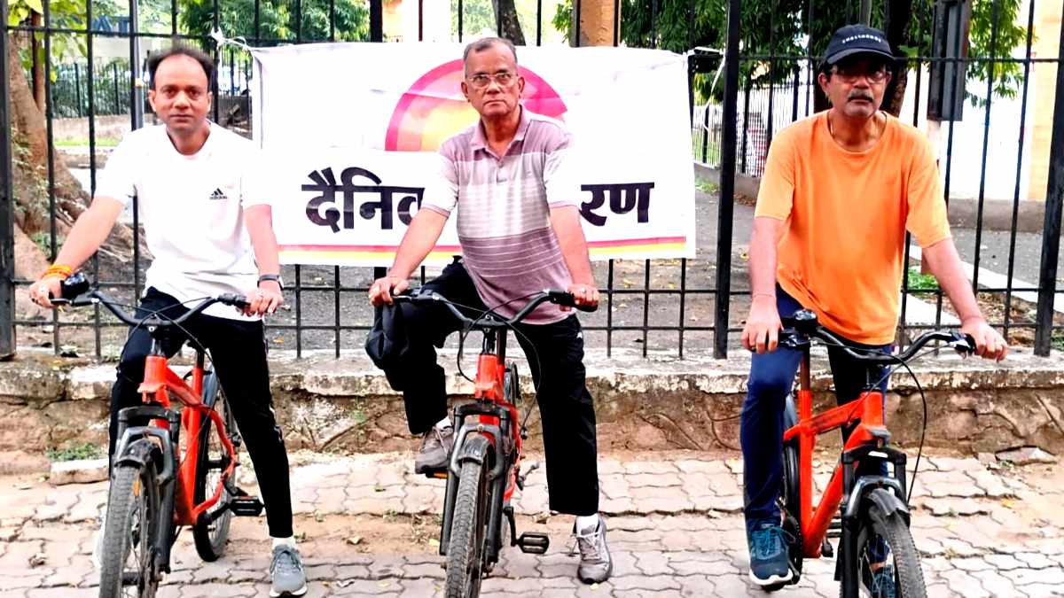 लौहनगरी में साइकिल बनी सेहत की साथी