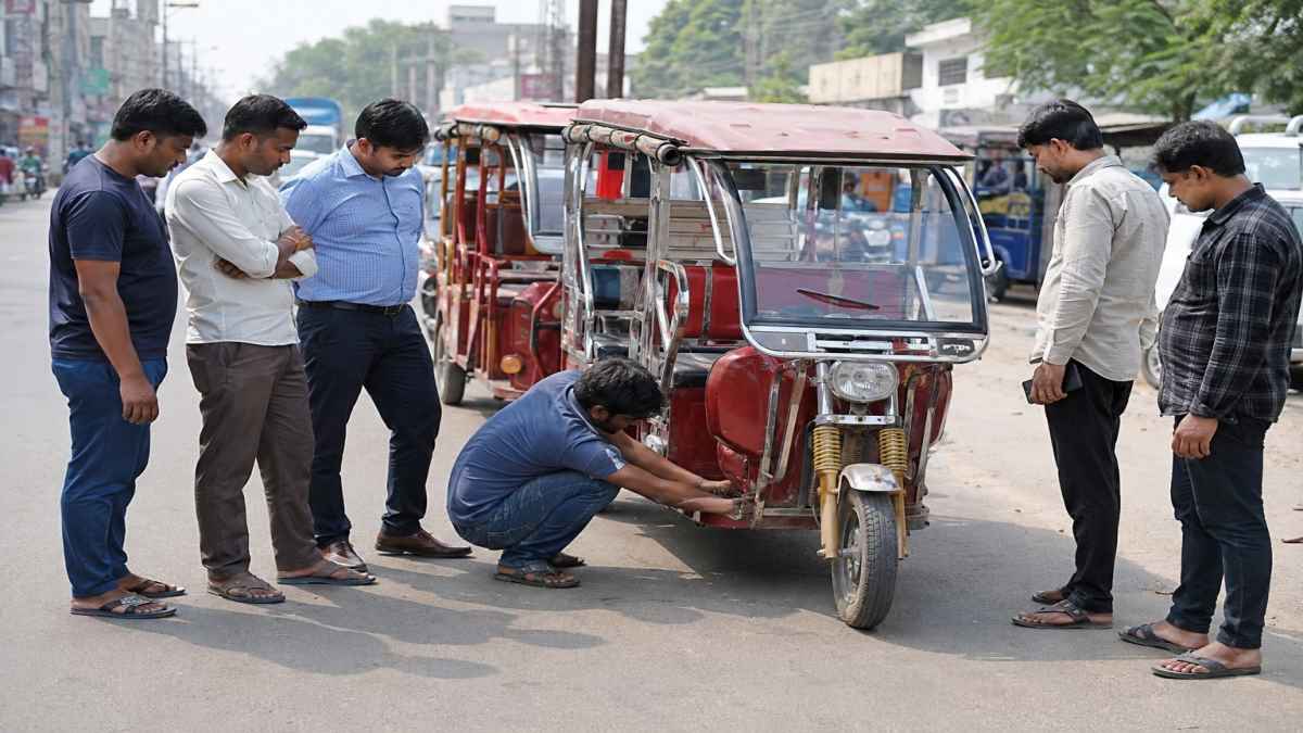 Meerut News : एक App ने ई रिक्शा के पहिए थाम दिए
