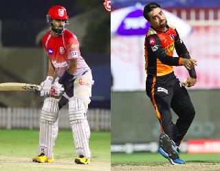 IPL 2020 SRH Vs KXIP Highlights Rashid Khan Bowling Record Maiden Over With  2 Wickets- Inext Live