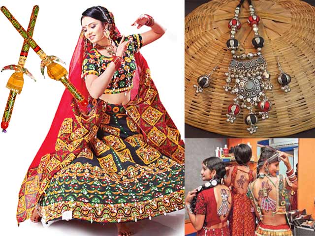 indo western dandiya outfit