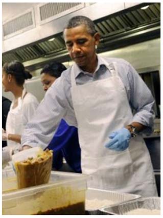 Obama cooking