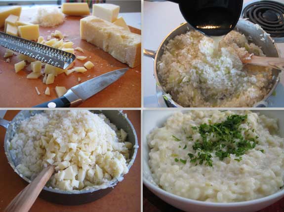 Ingredients for  Cheese risotto