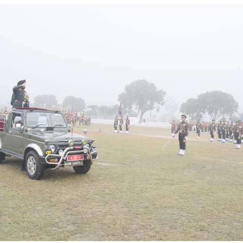 मेरठ छावनी में स्थित भारतीय सेना की रिमाउंट वेटेनरी कोर आरवीसी में आयोजित स्थापना दिवस पर कार्यक्रम