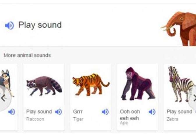 Google Can Now Teach Your Kids Animal Sounds- गूगल अब बच्‍चों को सिखाएगा कि  जानवर कैसी आवाजें निकालते हैं