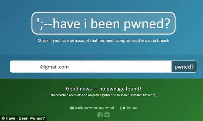 If your email ID is seen on this website, then change its password immediately, otherwise...