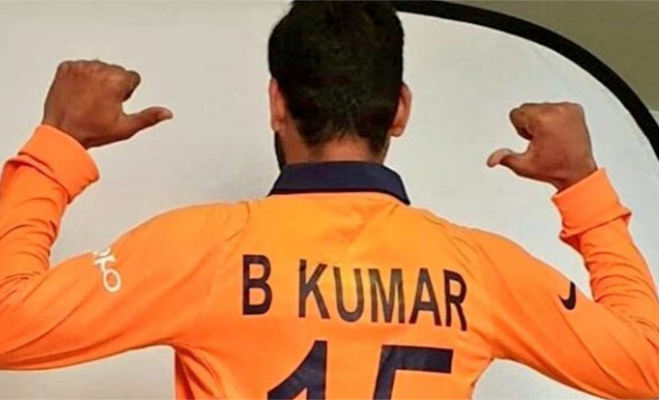 Icc World Cup 2019 Bcci Officially Unveils India Away Orange Jersey