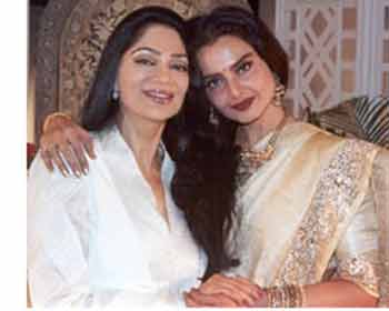 Rekha with Simi on her show