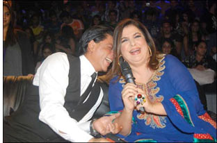 Farah with SRK