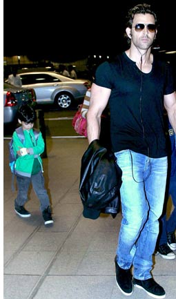 Hrithik and his son