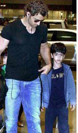 Hrthik and his son