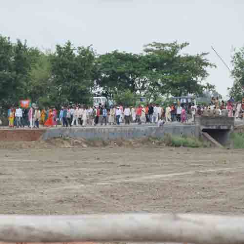 कबीर एकेडमी के शिलान्यास कार्यक्रम में कुछ ऐसा रहा नजारा