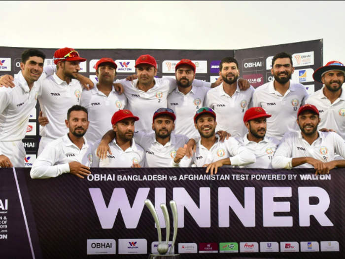 Afghanistan Vs Bangladesh Rashid Khan Stars As Afghanistan Register Historic Test Win Ban Vs 8855